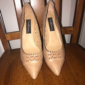 Camel colored heels.